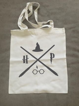 Totebag Blanco Harry Potter