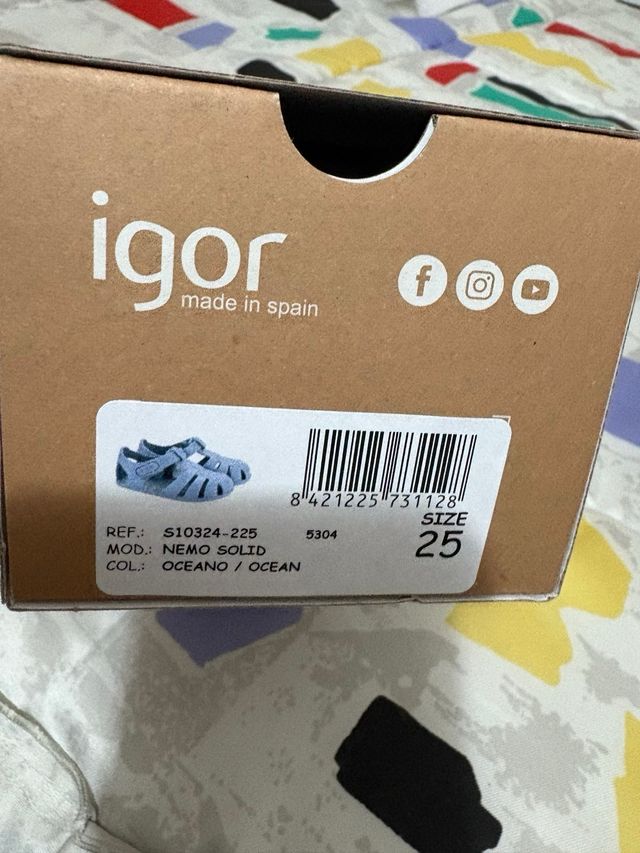 Sandalias de agua Igor azul