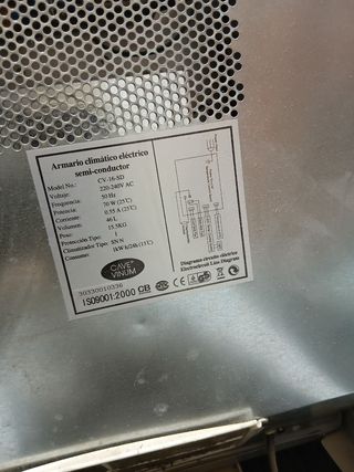 Nevera botellero vino Cave Vinum CV-16-SD
