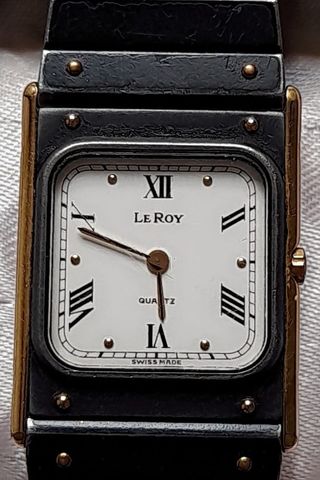 Reloj Le Roy Cuarzo Esfera Blanca