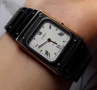 Reloj Le Roy Cuarzo Esfera Blanca