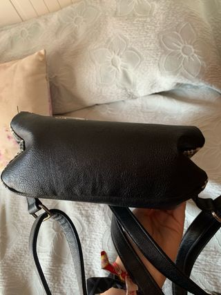 Mochila pequeña a cuadros