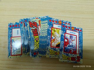Lote 60 Cartas Dragon Ball Serie Plata Panini