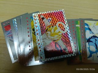Lote 60 Cartas Dragon Ball Serie Plata Panini