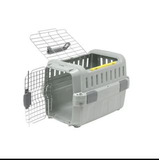 Transportín para mascotas gris