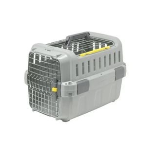 Transportín para mascotas gris