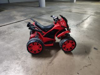 Cuatrimoto Eléctrica Roja para Niños