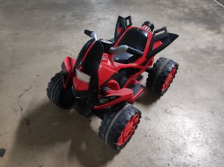Cuatrimoto Eléctrica Roja para Niños