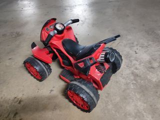 Cuatrimoto Eléctrica Roja para Niños