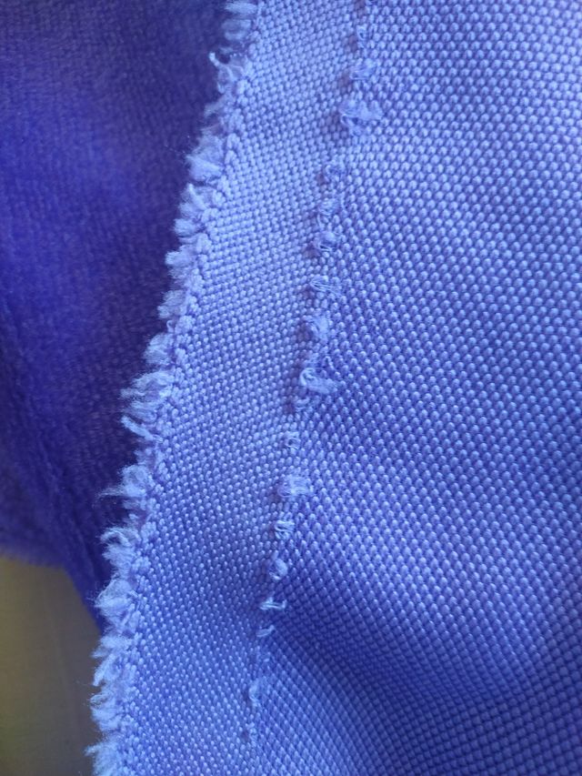 2 Telas tipo terciopelo morado