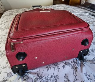 Maleta y maletín portátil rojo