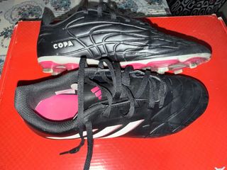 Zapatillas Adidas Fútbol Negras Rosas