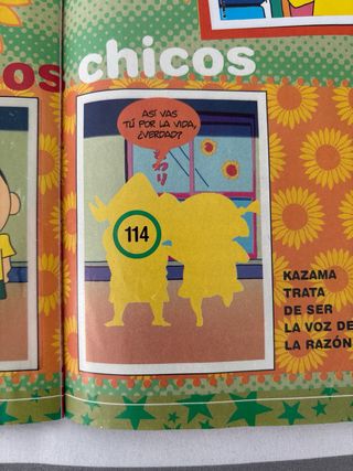 Álbum Shin Chan Incompleto Panini