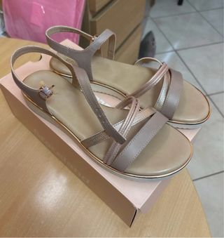 Sandali Graceland Beige/Oro Tg 40 Nuovi