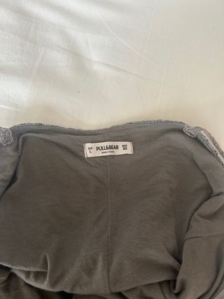 Mono corto gris Pull&Bear