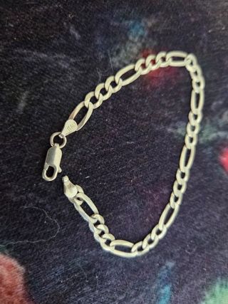 Pulsera Figaro Plata