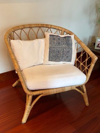 Sillon de mimbre