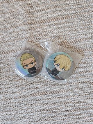 Chapas Tokyo Revengers Chifuyu y Kisaki
