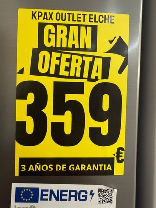 Nevera Gran Oferta 359€