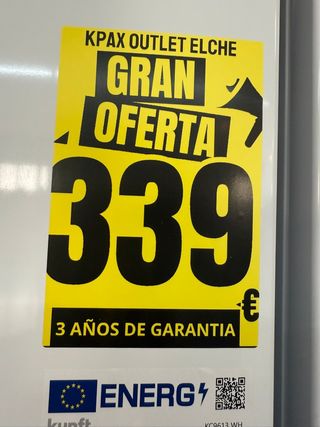 Nevera Gran Oferta 339€