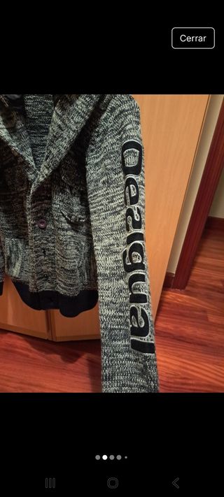 Chaqueta Desigual Hombre Gris y Negra