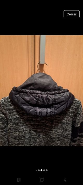 Chaqueta Desigual Hombre Gris y Negra