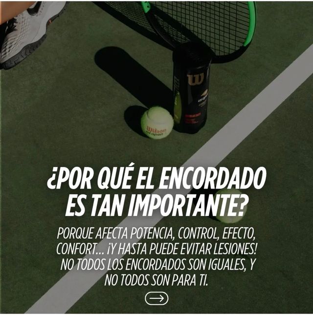 Encordado de raquetas de tenis y frontenis