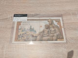 Billete 1000 Francos Franceses 1942