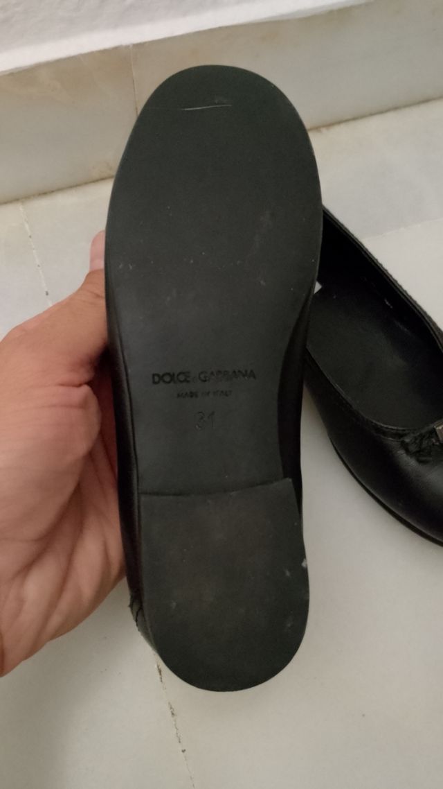 Zapatos Dolce&Gabbana Niña Negros talla 31
