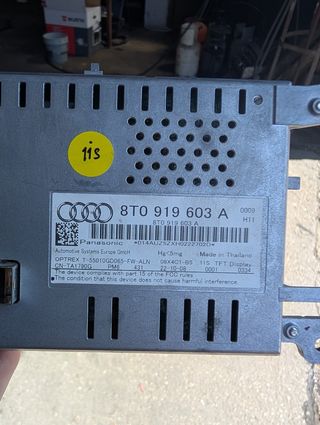 Pantalla Multifunción Audi A4 Panasonic