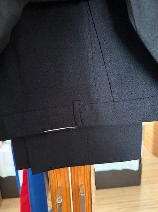 Traje de tres piezas negro