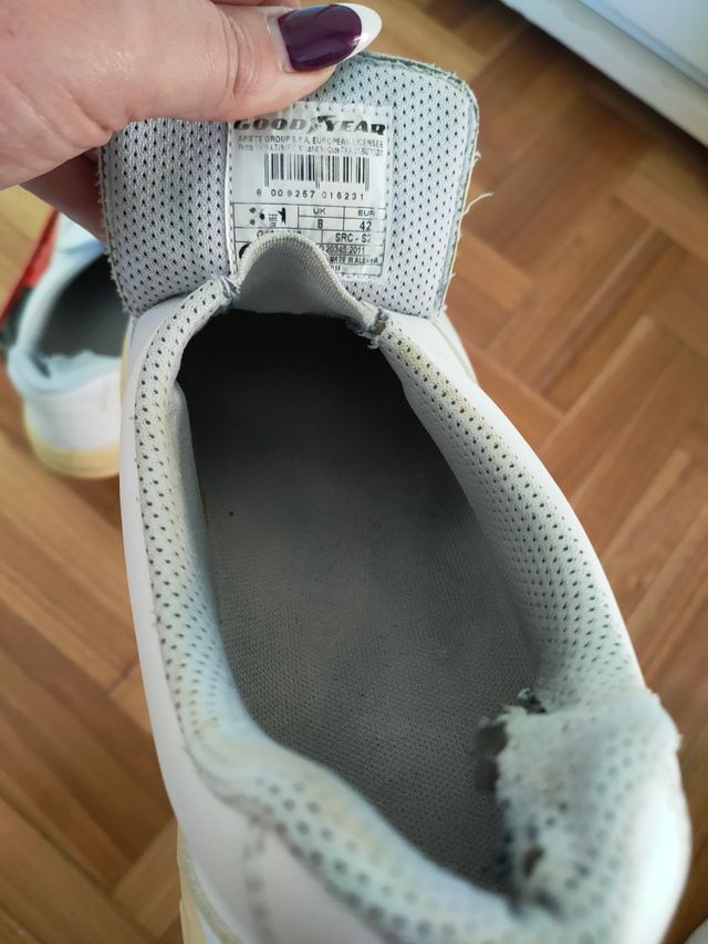 Scarpe antinfortunistiche Goodyear bianche