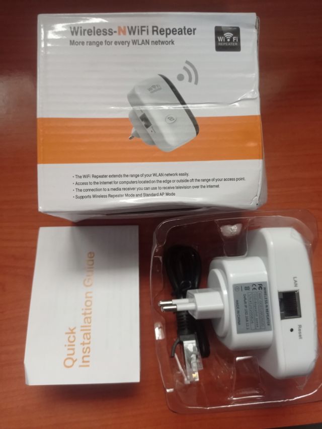 Repetidor WiFi Wireless-N (Nuevo)