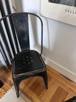 Par de Sillas Tolix Negras Originales