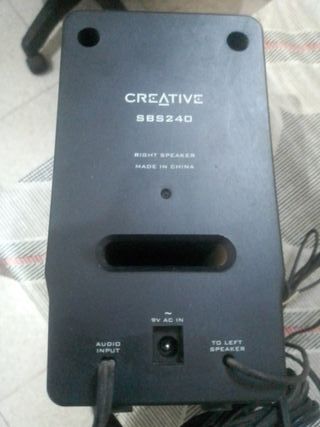 Altavoces Creative SBS 240 Negros