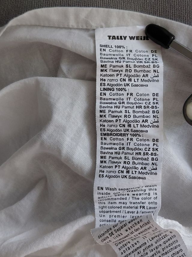 Vestido Tally Weijl Blanco