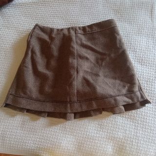 Mini Saia Pregas Cintura Descida