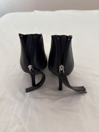 Botines de tacón negros talla 38