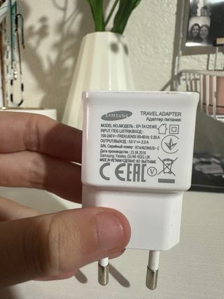 Adaptador cargador Samsung USB 5V
