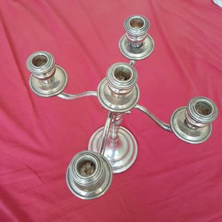 Candelabro vintage in argento
