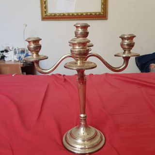 Candelabro vintage in argento