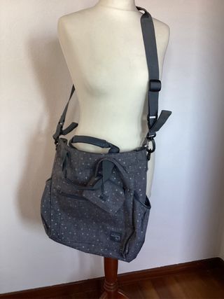 Bolso Walking Mum Azul con bolsito adicional. Nuev
