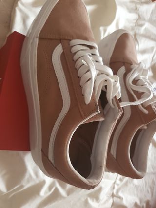 Zapatillas Vans Plataforma Marrones