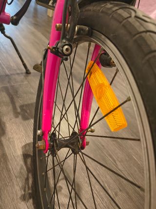 Bicicleta Plegable Btwin Rosa