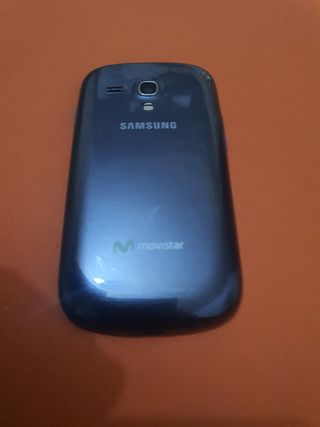 Samsung Móvil Azul Antiguo