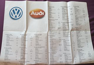 Póster Audi Volkswagen 