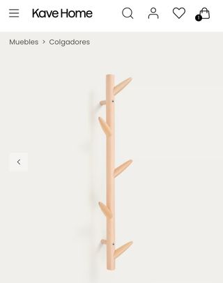 Colgador de pared Natane Kave Home