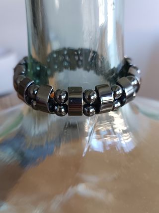 Conjunto Collar y Pulsera Hematita