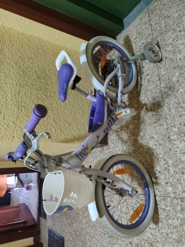 Bicicleta infantil Trek morada