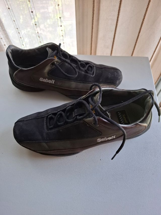 Zapatillas Sabelt Hombre Negro/verde oliva/granate